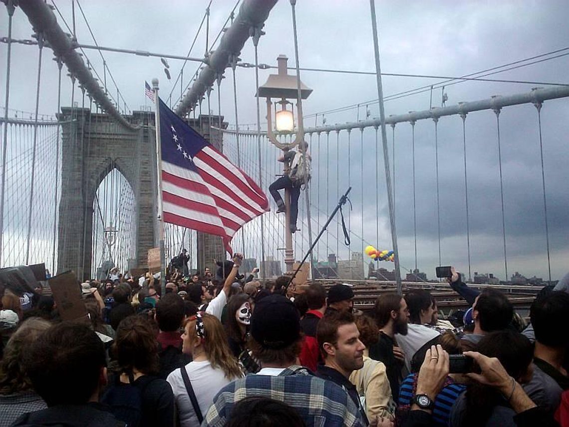 Protestanci z Wall Street zaprosili Lecha Wałęsę (wideo)