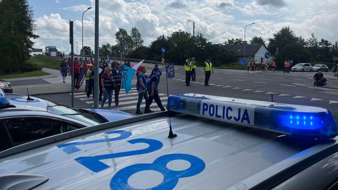Protesty kolejarzy w Lubelskiem. Na dziś koniec. Jutro znów mają blokować drogi