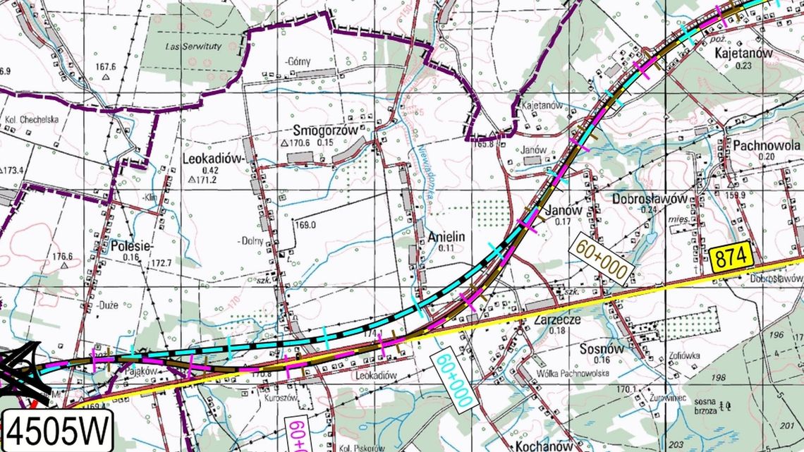 Przebieg S12 Puławy-Radom. Gminy niezadowolone z wybieranego wariantu, chcą zmian