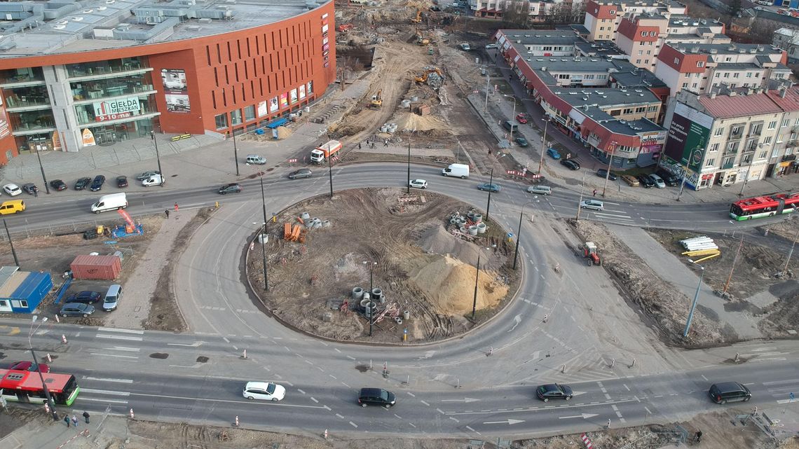 Przebudowa ronda przy Gali. Nowe utrudnienia, będzie wąskie gardło