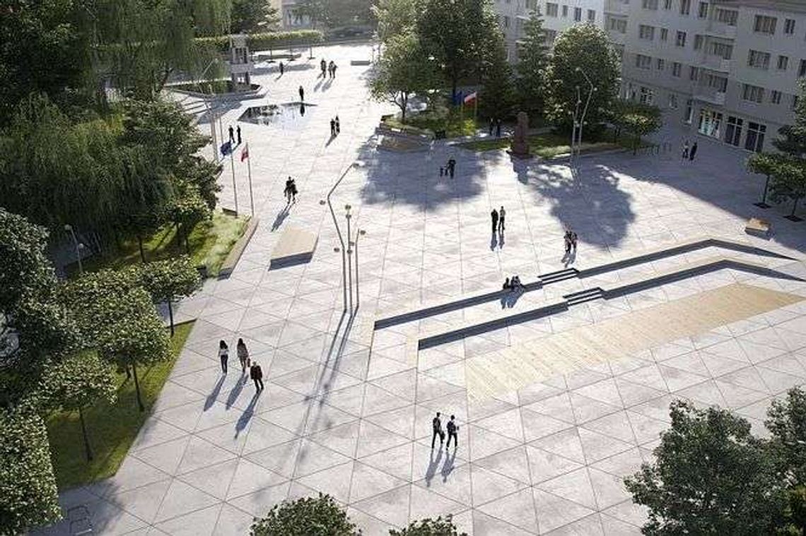 Przebudują główny plac miasta. Co się zmieni? [wizualizacje]