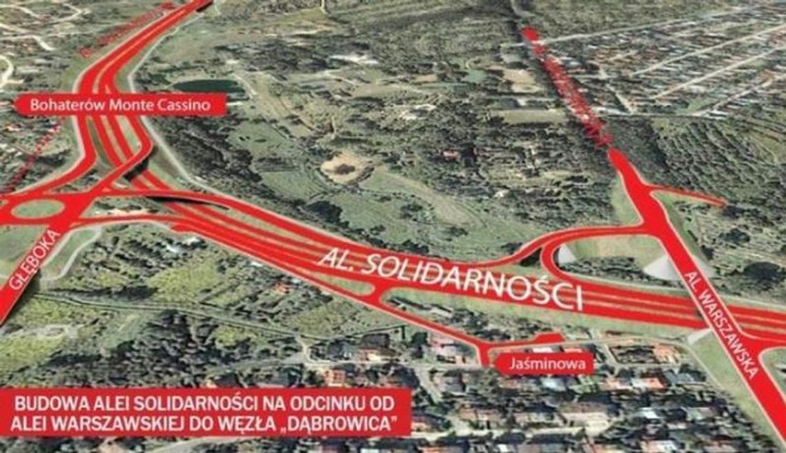 Przedłużenie al. Solidarności: Kontrakt podpisany. Budowa ruszy we wrześniu