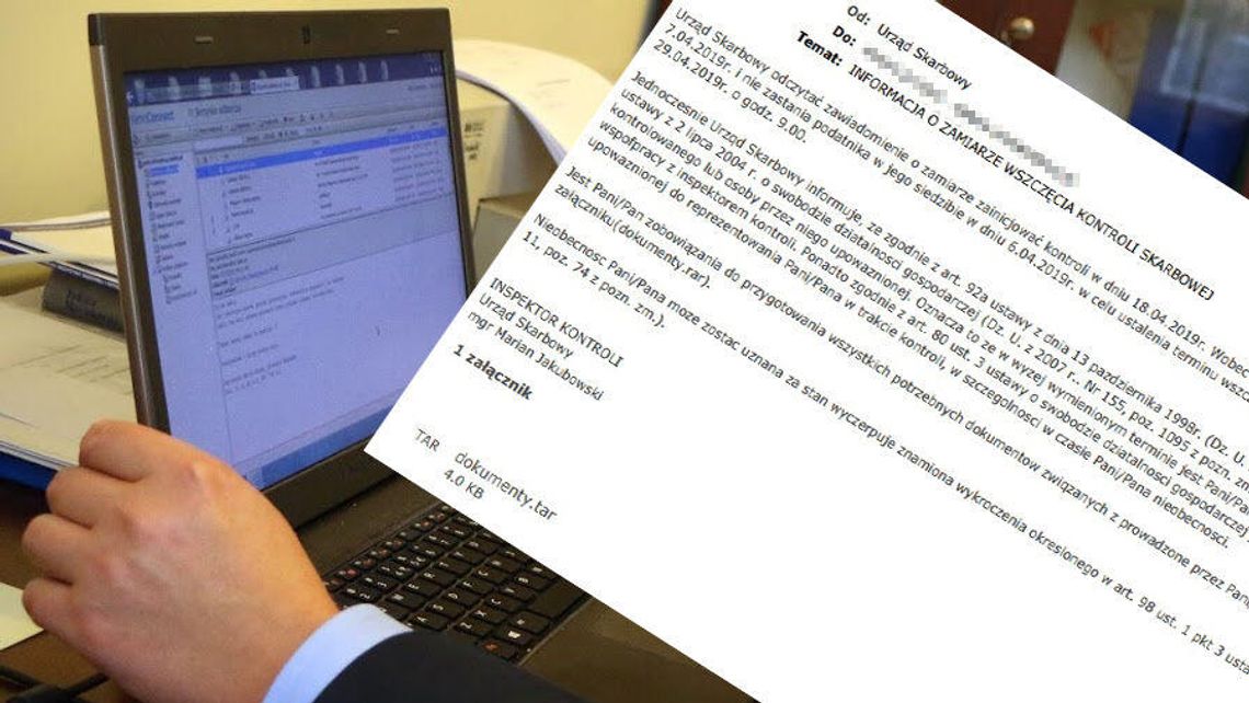 Przedsiębiorcy z Lublina zasypywani fałszywymi mailami ze "skarbówki". Nie otwieraj załącznika!