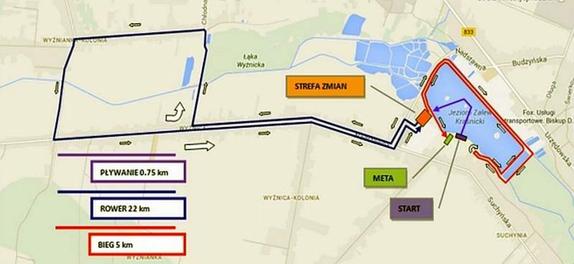 "Przegrywają tylko nieobecni. Zawody triathlonowe w Kraśniku