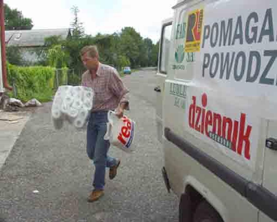 Przekazaliśmy dary powodzianom 