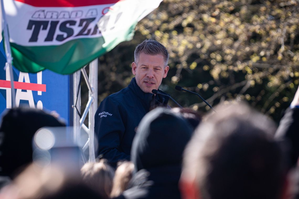 Peter Magyar, lider partii Tisza, która wygrała wybory parlamentarne na Węgrzech i odsunęła od władzy Fidesz Viktora Orbána.