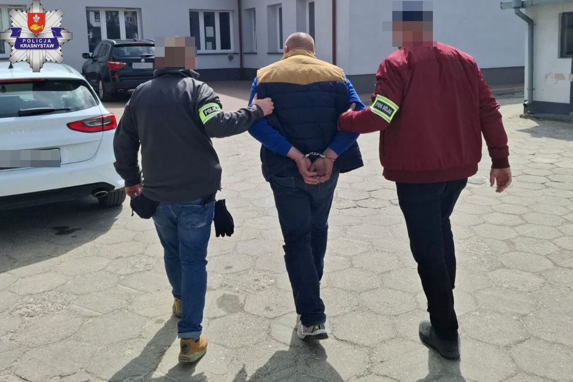 Przemoc domowa w gminie Krasnystaw. Dwaj mężczyźni trafili do aresztu