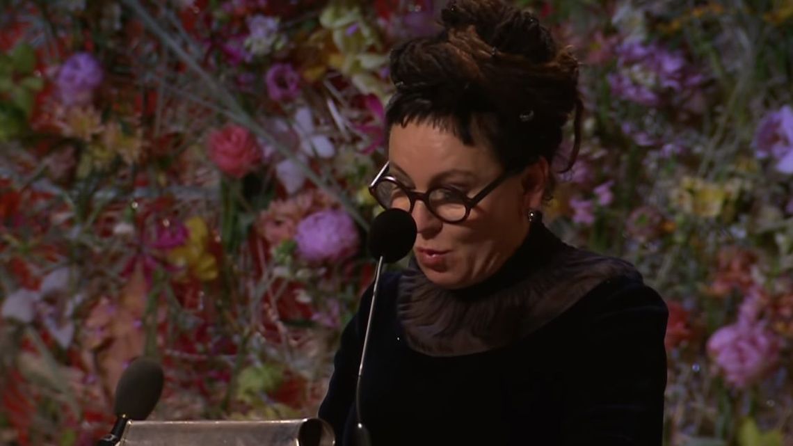 Przemówienie noblowskie Olgi Tokarczuk. "Wiele osób stoi za takim sukcesem"