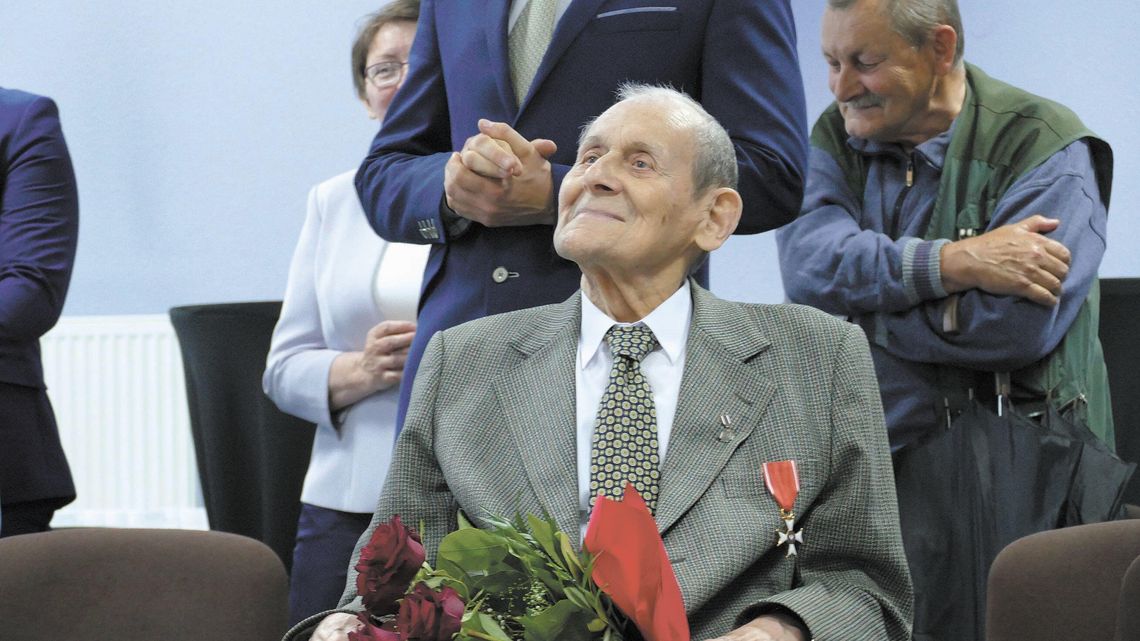 Przemysław Kocoń, były żołnierz Armii Krajowej, awansował na majora