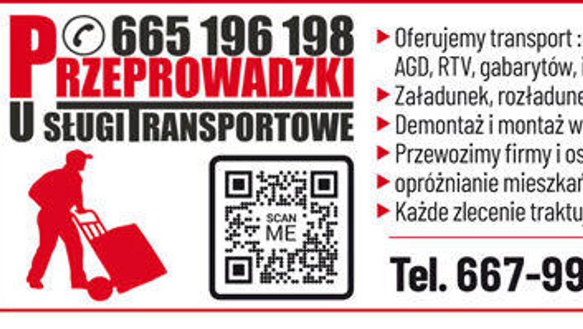 Przeprowadzki tel. 665 196 198
