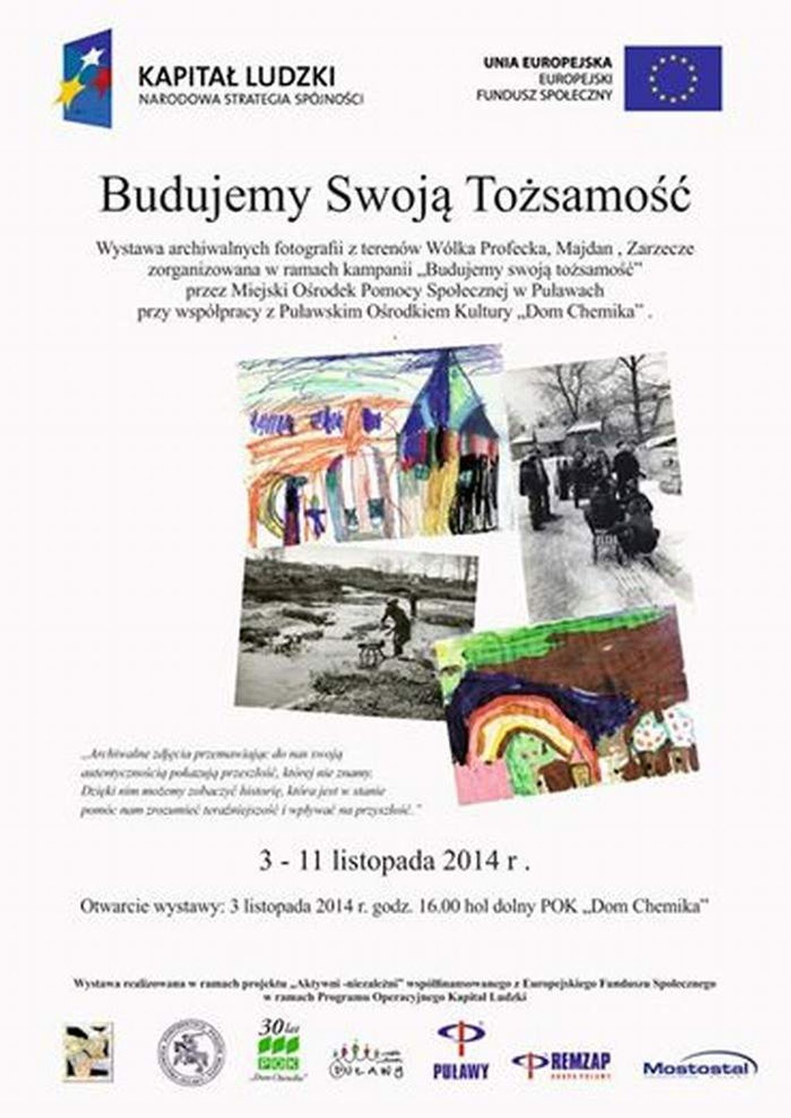 Przeszłość na fotografiach. Wystawa w Domu Chemika