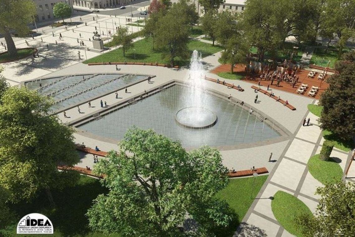 Przetarg na przebudowę pl. Litewskiego. Jest decyzja w sprawie spornej fontanny