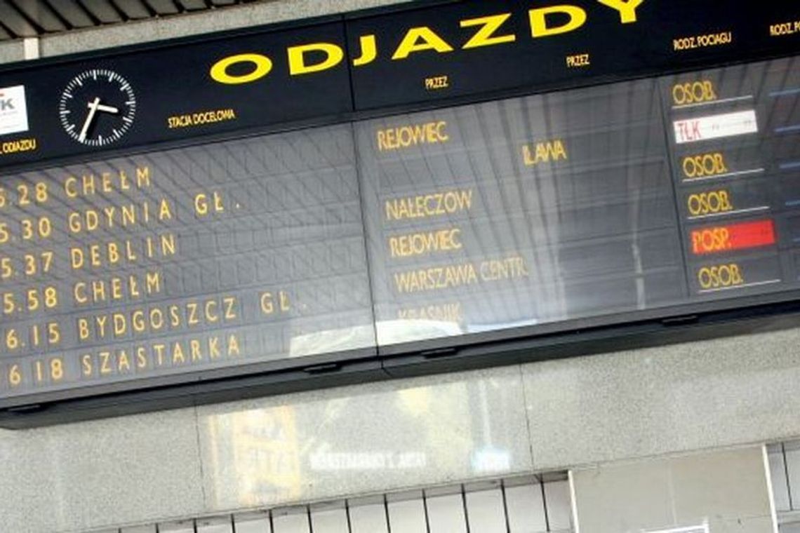 Przez pociąg z Kijowa spóźnią się do pracy