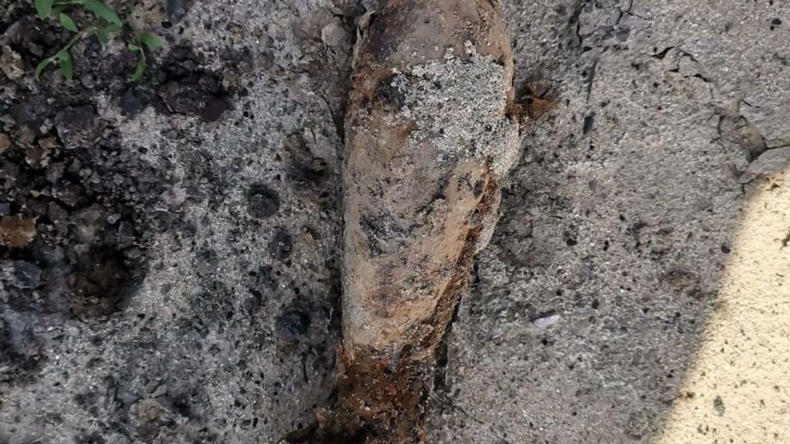 Przy budowie linii kolejowej w Puławach znaleziono granaty moździerzowe