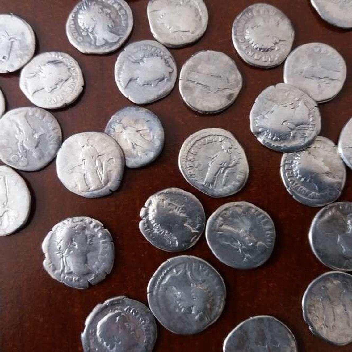 Przypadkiem znalazł monety. Okazało się, że to rzymskie denary