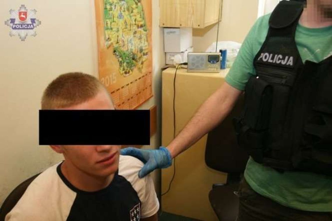 Pseudokibic schował narkotyki w majtkach