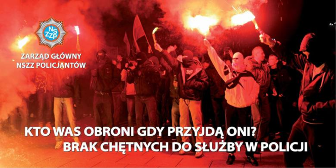Pseudokibice na billboardach. Mocna kampania policyjnych związkowców Pseudokibice na billboardach. Mocna kampania policyjnych związkowców