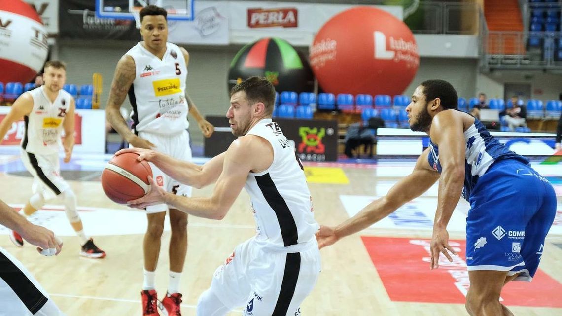 Pszczółka Start Lublin – MKS Dąbrowa Górnicza 76:74. Łączyński uratował wygraną