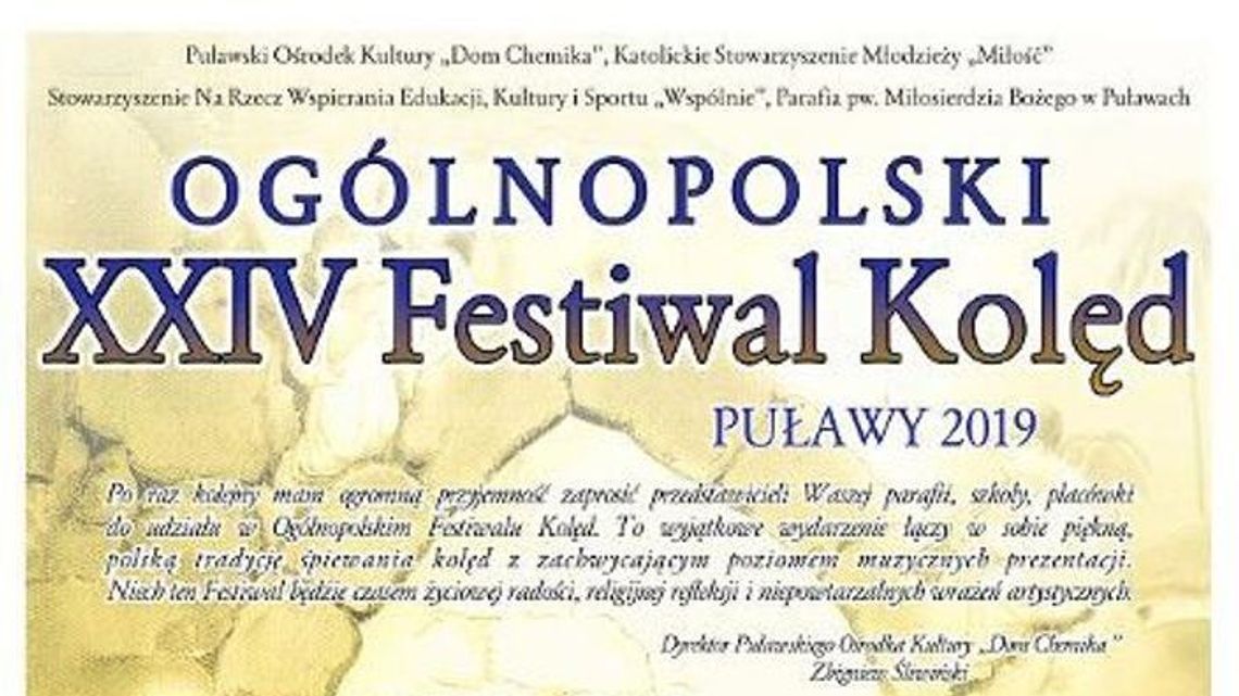Puławy czekają na kolędników! Nabór do XXIV Ogólnopolskiego Festiwalu Kolęd