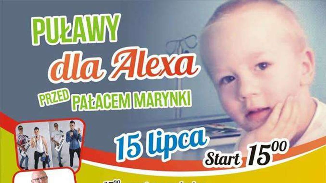 Puławy dla Alexa. Koncert charytatywny przed Pałacem Marynki