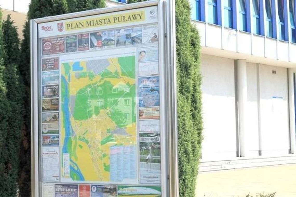 Puławy: Do gabloty trafi nowy plan miasta