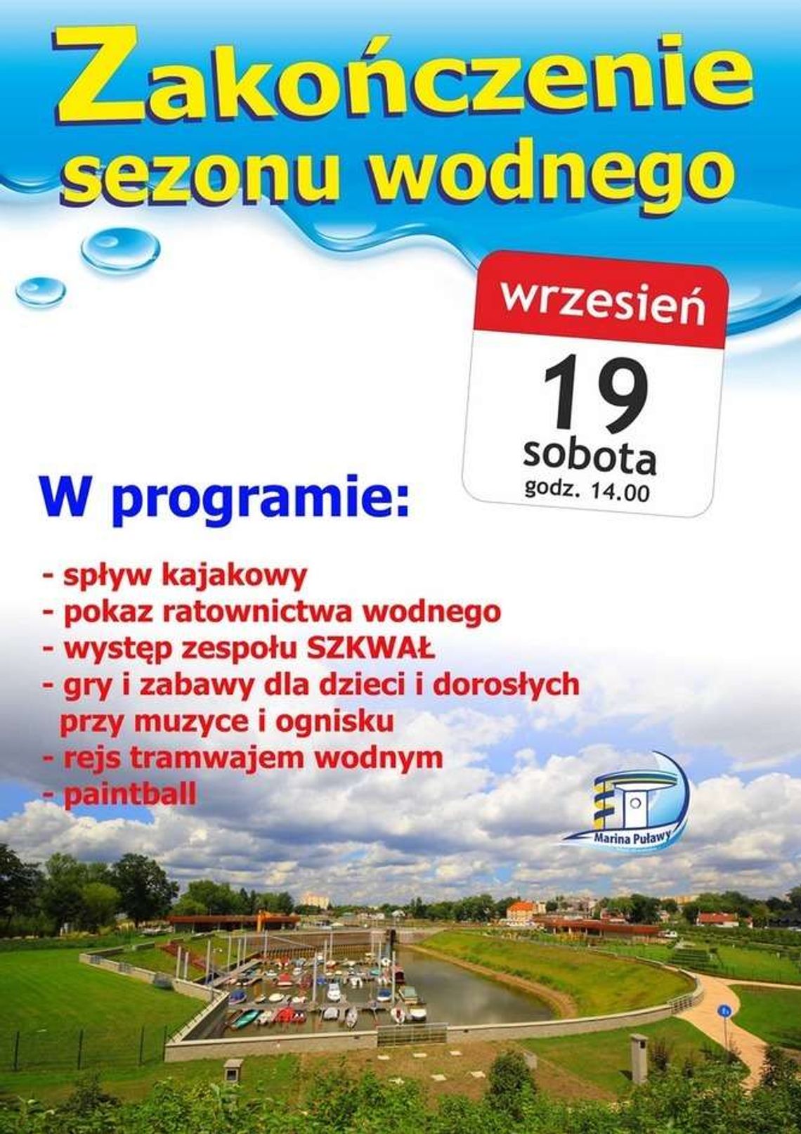 Puławy. Impreza na koniec sezonu w Marinie