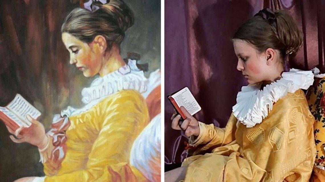 Puławy: Nietypowa lekcja plastyki. Uczniowie wcielili się w postacie ze znanych obrazów