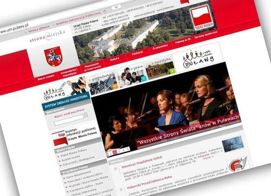 Puławy: Nowa strona internetowa za 50 tys. zł