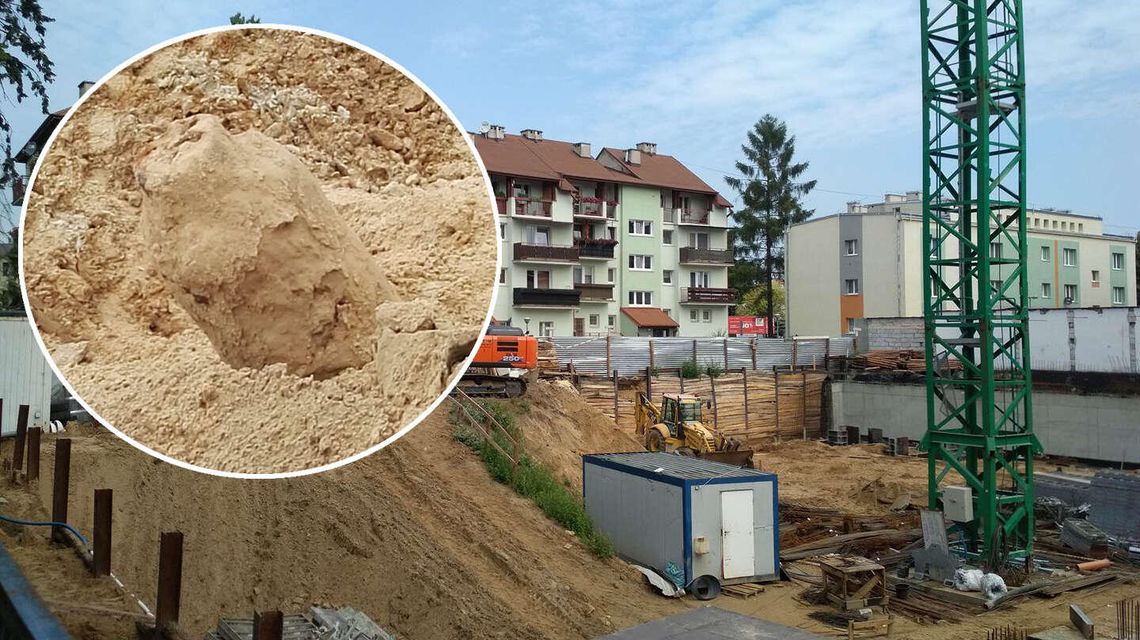 Puławy: Potężny niewybuch, bombą zajęli się saperzy [zdjęcia]