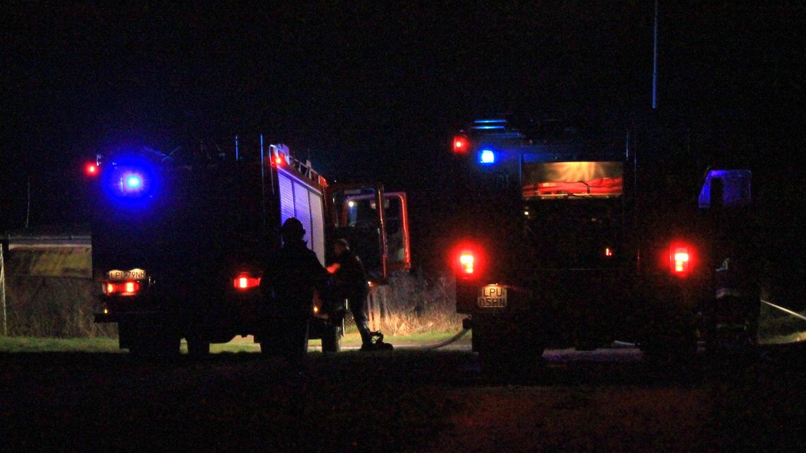 Puławy: Pożar domku letniskowego. Ogień zajął poddasze