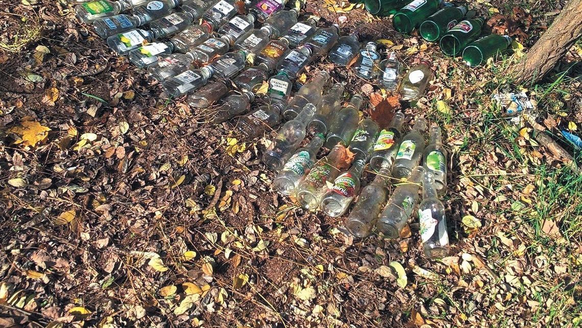 Puławy: To nie las, to dzikie wysypisko śmieci. "Uznałem, że skoro mamy Wielki Post, to zrobię coś pożytecznego dla innych"