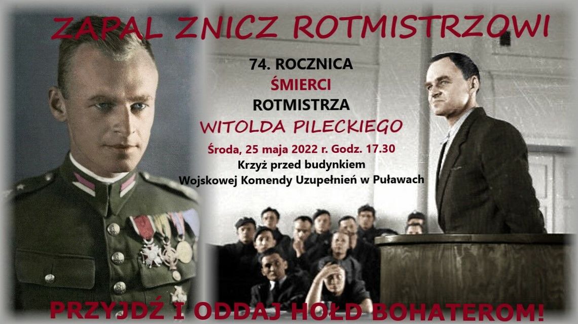 Puławy w hołdzie Witoldowi Pileckiemu