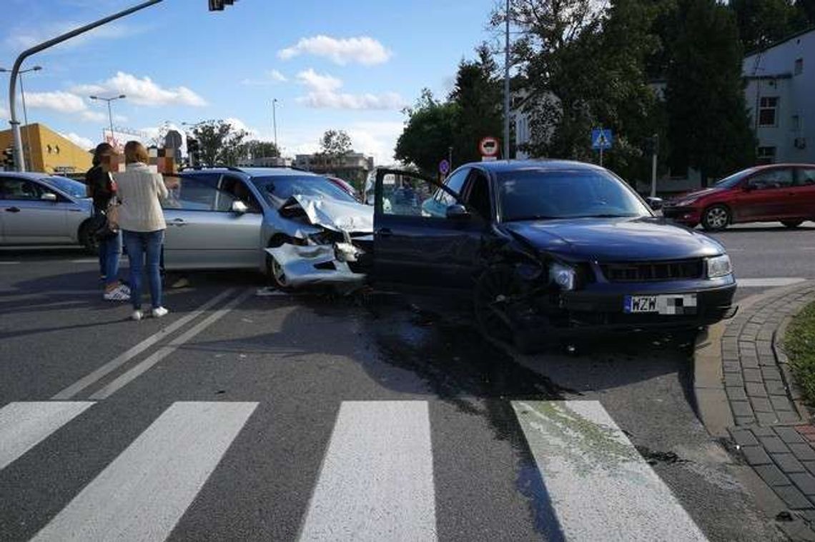 Puławy: Wymuszenie pierwszeństwa i stłuczka na ul. Lubelskiej