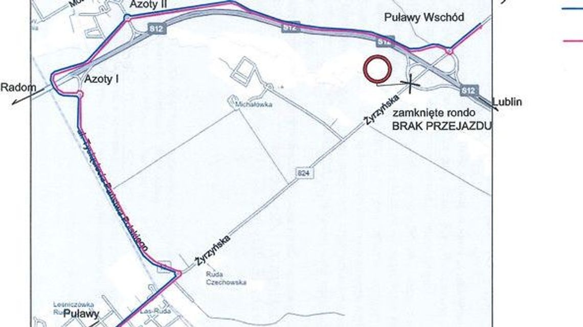 Puławy: Zamkną rondo na dwa tygodnie