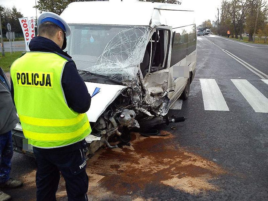 Puławy: Zderzenie dwóch busów