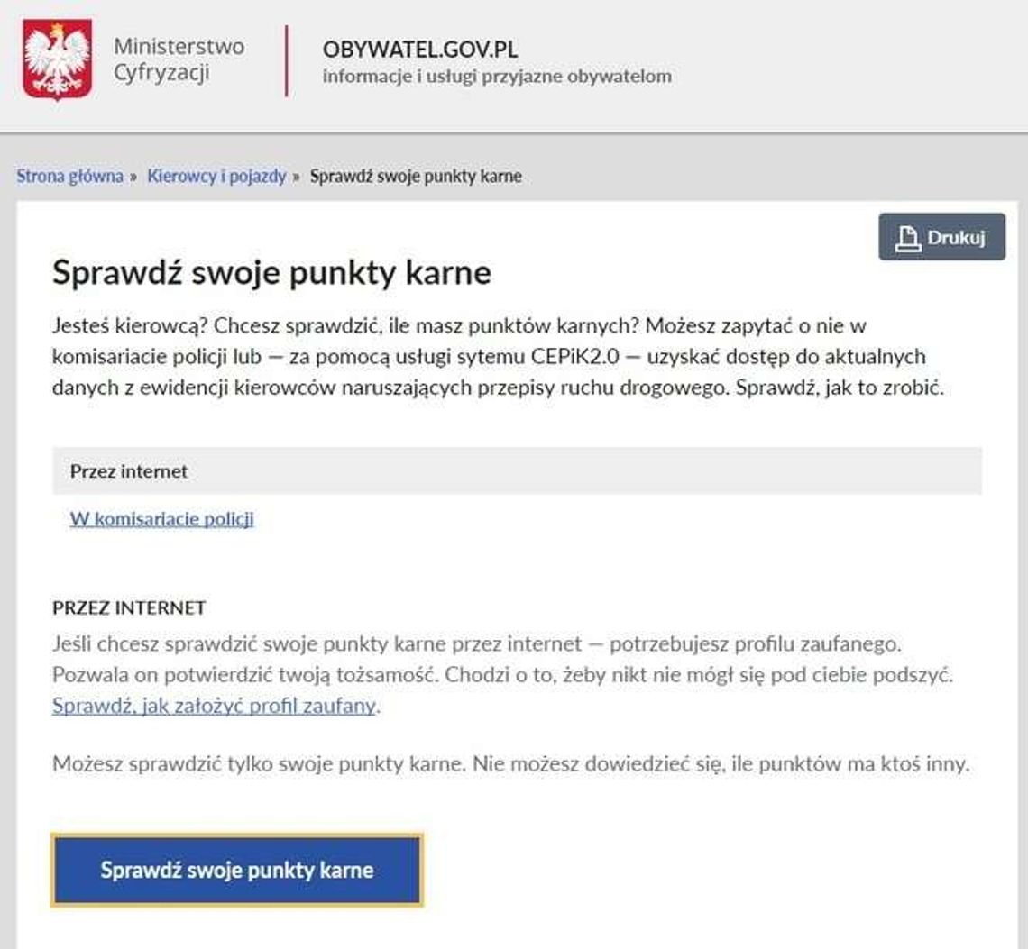 Punkty karne w internecie 2017. Jak i gdzie sprawdzić? Ile mam punktów?