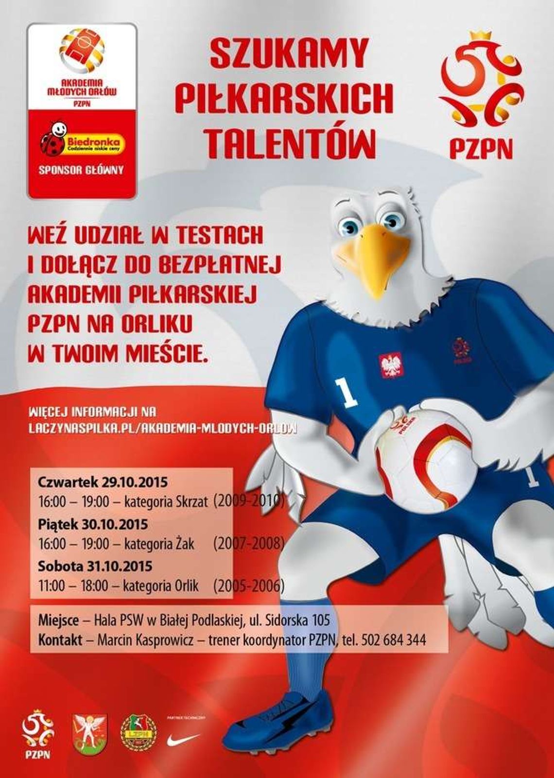 PZPN szuka piłkarskich orłów w Białej Podlaskiej