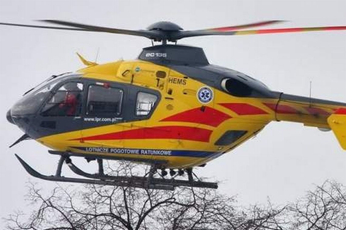 Raciborowice: Poparzone dziecko przetransportowane śmigłowcem do szpitala