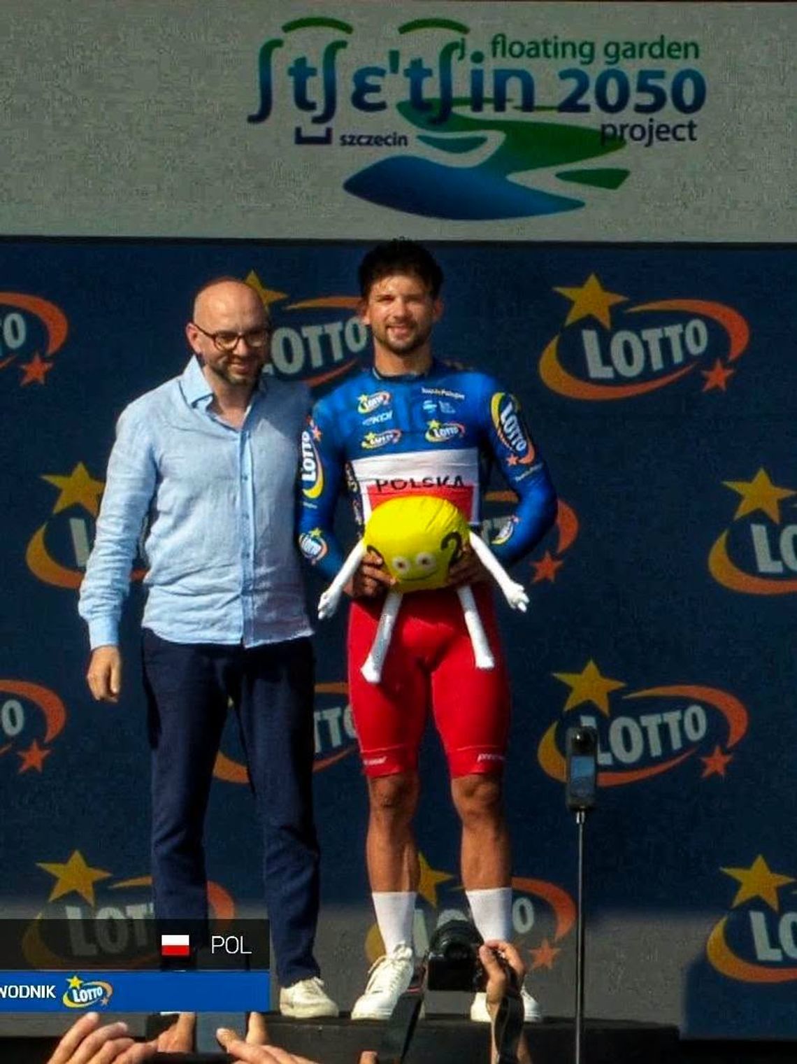 Radosław Frątczak z koszulką na Tour de Pologne Radosław Frątczak z koszulką na Tour de Pologne