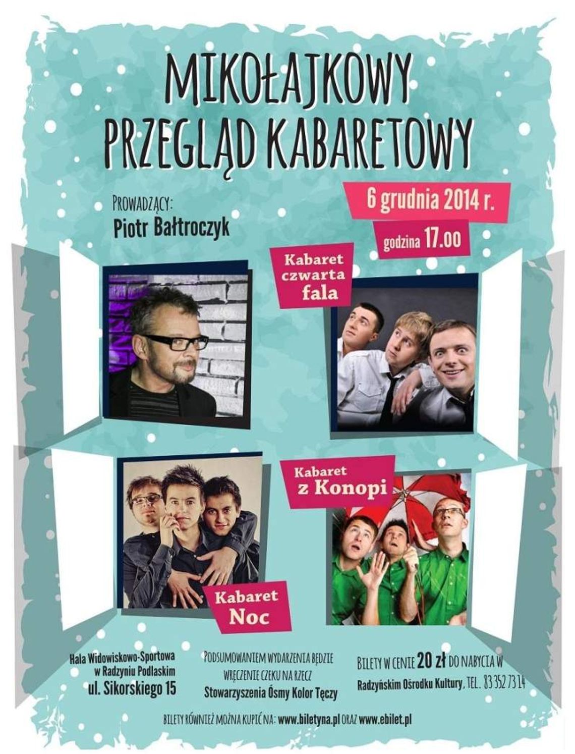 Radzyn Podlaski: Mikołajkowy Przegląd Kabaretowy w sobotę