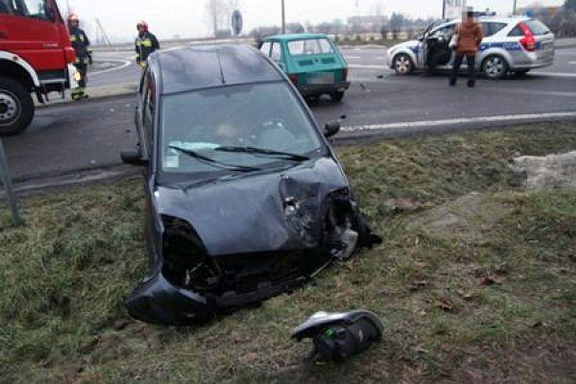 Radzyń Podlaski: Zderzenie trzech samochodów