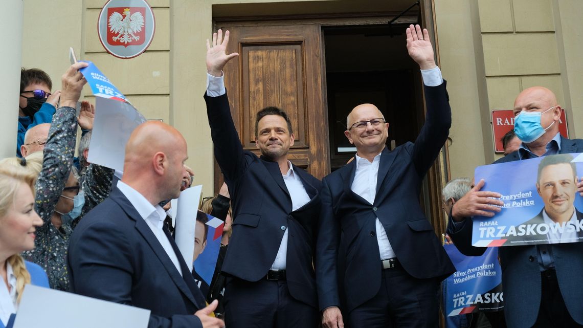 Rafał Trzaskowski w Lublinie. "Jeszcze nigdy nie było takiej mobilizacji, energii i dumy" [zdjęcia]