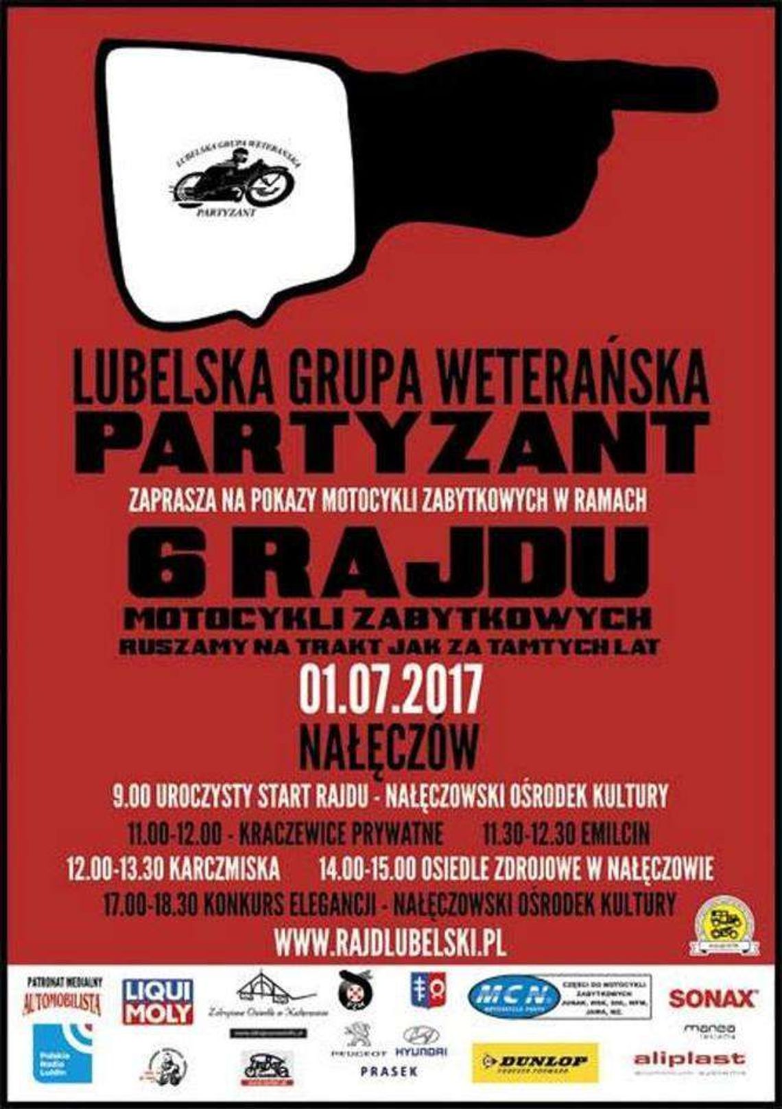 Rajd Motocykli Zabytkowych w Nałęczowie