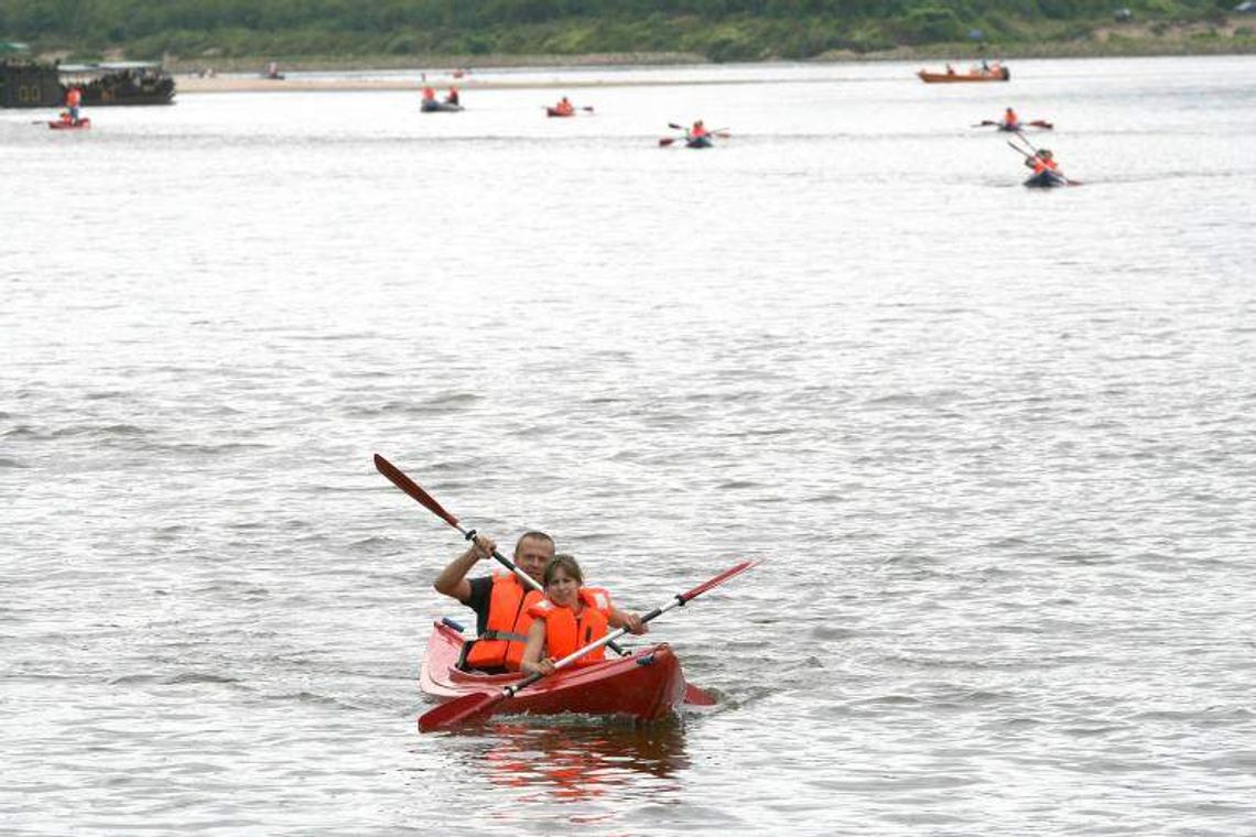 Rajd rowerowo-kajakowy. Popłyną Chodelką i Wisłą