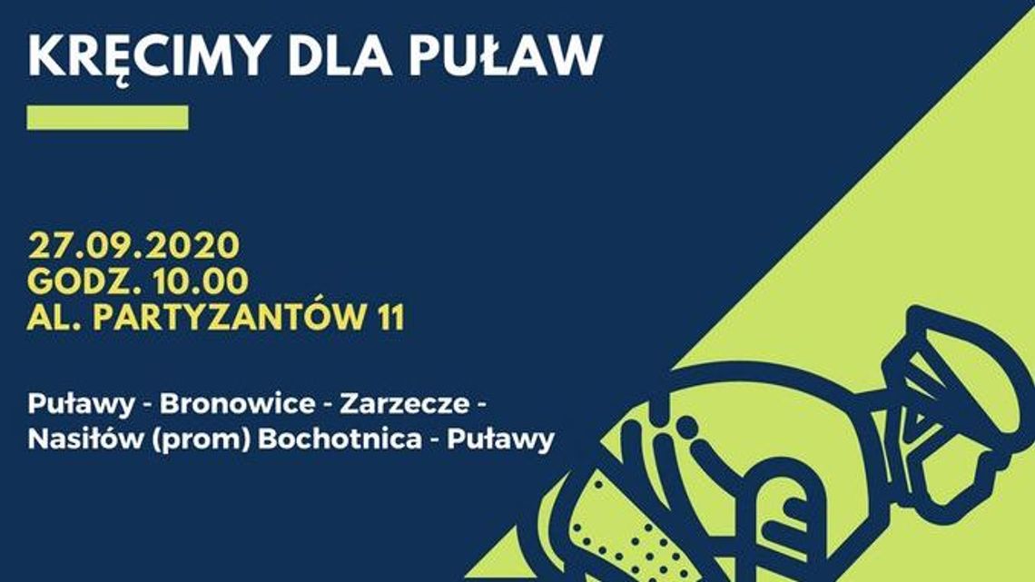 Rajd rowerowy "Kręcimy dla Puław"