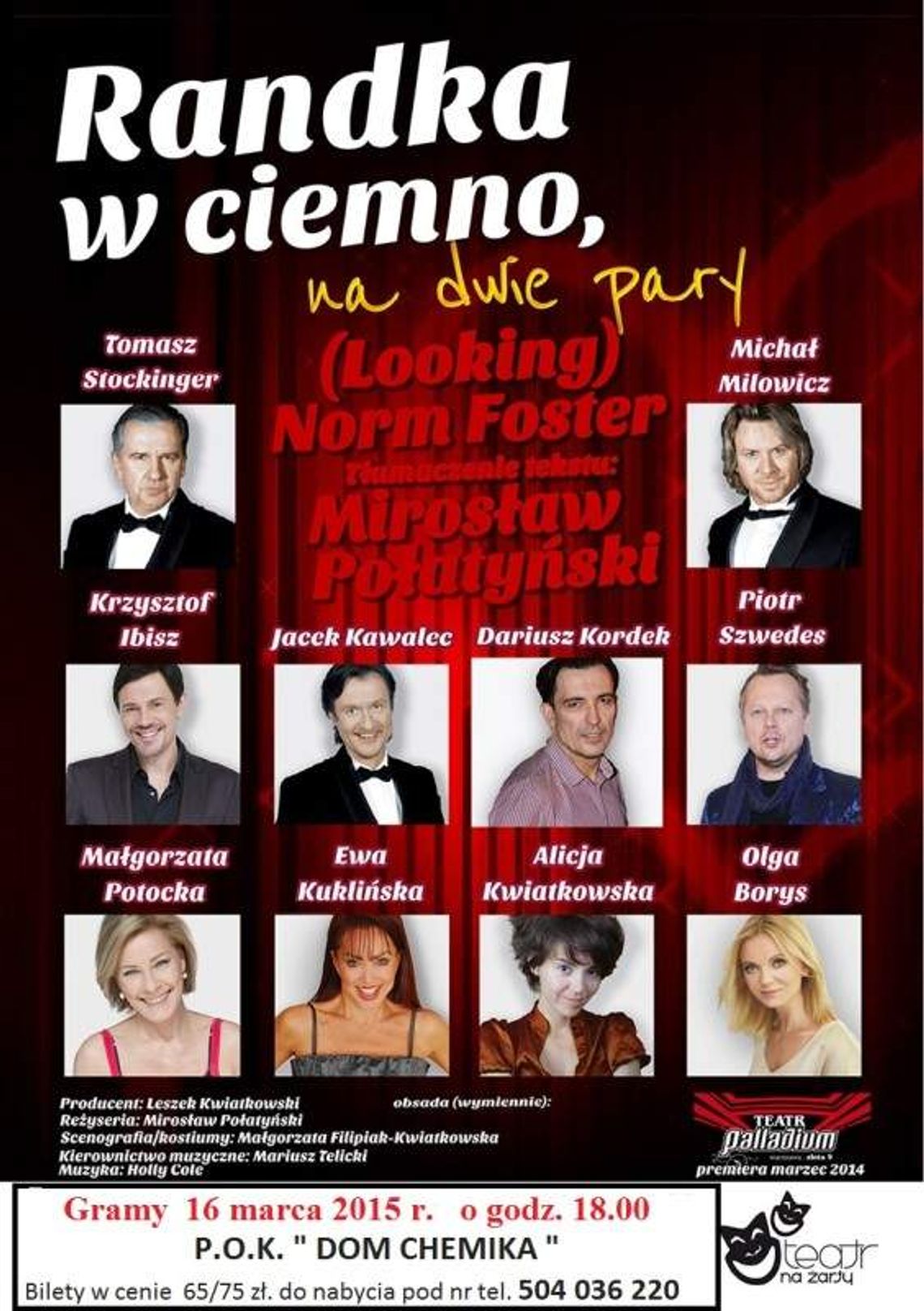 \"Randka w ciemno, na dwie pary” w Domu Chemika