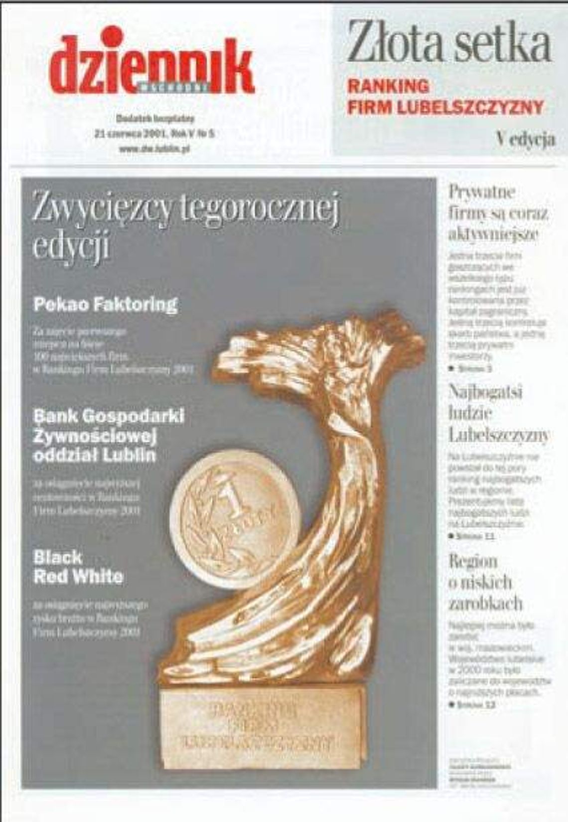 Ranking 2001 - edycja V