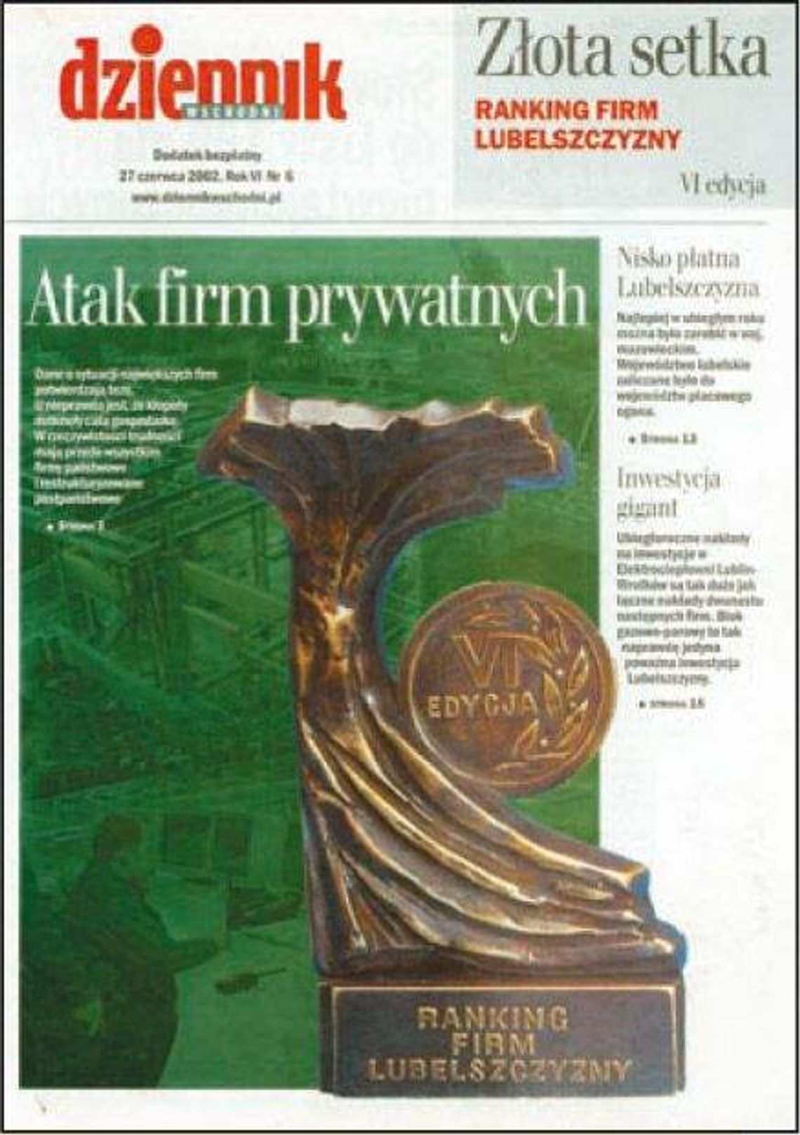 Ranking 2002 - edycja VI