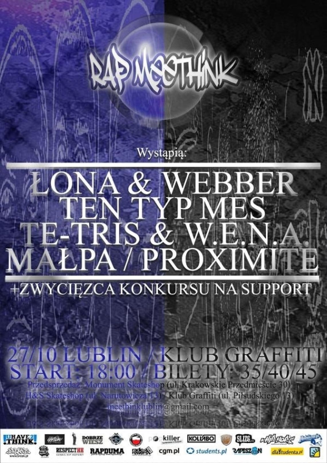 Rap Meethink: Łona & Webber i inni w Graffiti