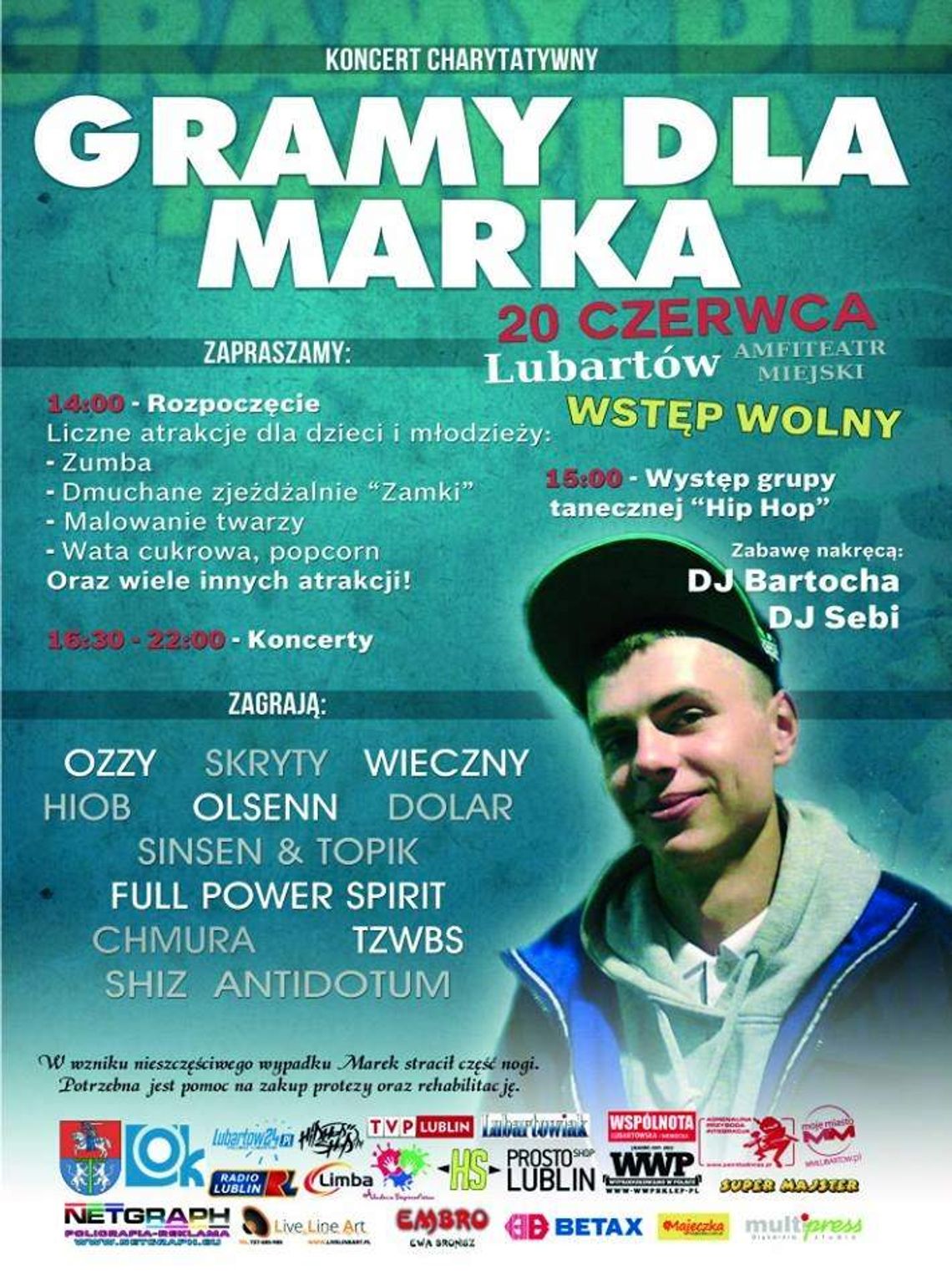 Raperzy zagrają dla Marka